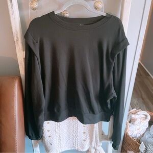 Calia Black Pullover Sweatshirt Size XL